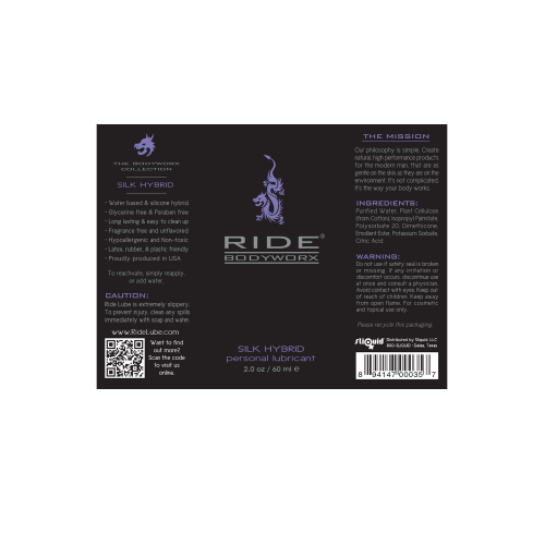 Ride BodyWorx - Silk Hybrid 2oz