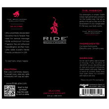 Ride BodyWorx Silicone 8.5oz - Label Graphic